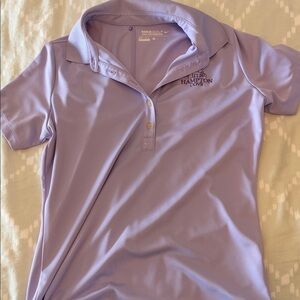 Nike Lavender Golf Polo with Hampton Cove Logo